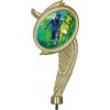 WING/SOC4 - Figúrka plastová WING futbal zlatá s farebnou potlačou H-18 cm - 20 cm,Výška (cm)