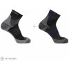 Salomon X ULTRA ACCESS QUARTER ponožky, 2-pack, anthracite/black 36-38