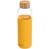 Sklenená fľaša QUOKKA - Flow Žltá 660 ml