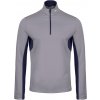 Kjus Men Hydraulic Midlayer Half-Zip - Pewter/Atlanta Blue M