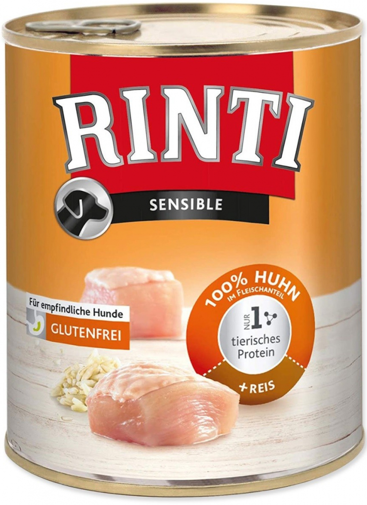 Rinti Sensible Kuracie s ryžou 800 g