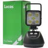 LUCAS Pracovné svetlo Lucas 5LED * 3W/15W magnet. uchytenie, s EU AC adaptérom (A-LDB900)