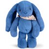 Doudou Plyšový zajačik so šatkou modrý 35 cm