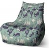 Sablio Sedací vak Bean Veľryby - 100 x 90 x 45 cm
