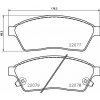 BREMBO Sada brzdových doštičiek P 09 009