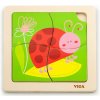 Viga Puzzle pre najmenších Lienka, 4 dieliky