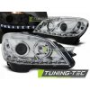 Tuning-tec PREDNÉ SVETLOMETY DAYLIGHT CHROME pasujú na MERCEDES W204 07-10