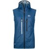 Dámska vesta Ortovox Swisswool Piz Boe Vest W Veľkosť: L / Farba: modrá