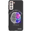 Picasee silikónový čierny obal pre Samsung Galaxy S21 5G G991B - Brain - White