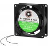 JING DA FAN Ventilátor do PC 80x25mm 230V 8025FD s guličkovým ložiskom