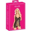 Kissable - ribbon open babydoll (black)