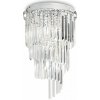 Ideal Lux 168920 prisadené stropné svietidlo Carlton 8x40W | E14 - chrom, číra