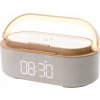 Kuchynské rádio s budíkom, Bluetooth, bezdrôtová nabíjačka, nočná lampa