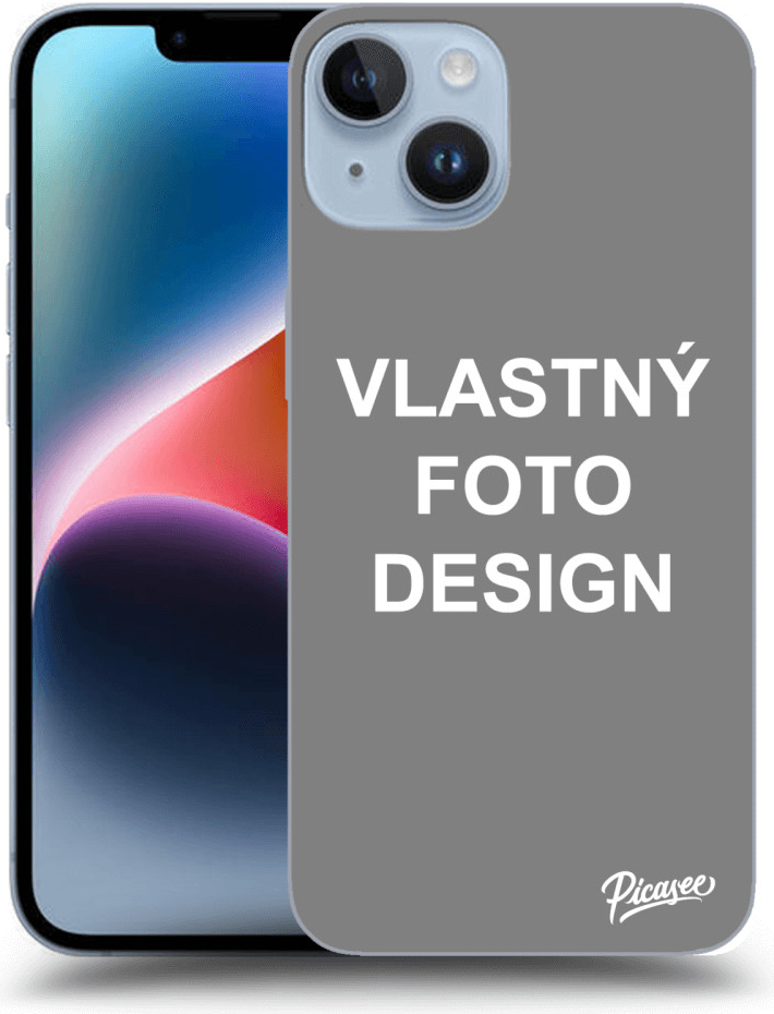 Picasee silikónové Apple iPhone 14 - Vlastný design/motiv čierne