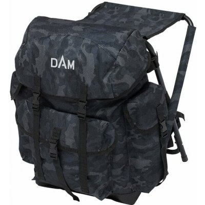 DAM Camo Backpack Chair 34x30x46cm