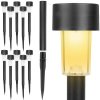 Solárne záhradné lampy - 10 ks Gardlov