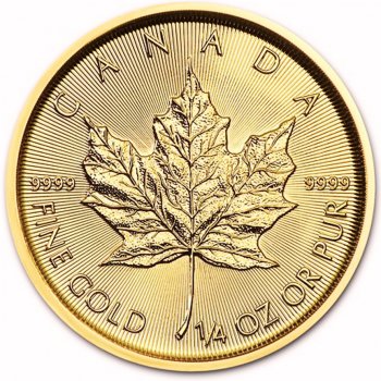 Royal Canadian Mint Maple Leaf Zlatá minca 1/4 oz