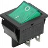 Kolískový prepínač 2 obvod 16 A - 250 V OFF - ON zelené osvetlenie