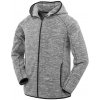Mens Microfleece Hoodi , marl grey/black, S Farba: marl grey/black, Velkost: L