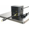 Nabíječka do sítě Baseus Super GaN 100W s navíjecím kabelem USB-C 82cm, 1xUSB, 2xUSB-C černá P10164001123-00
