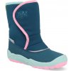 Detské snehule barefoot Affenzahn - Snowboot Vegan Freezy Chameleon tyrkysové