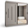 Wilsondo Šatníková skriňa Rubino Y2 200x200x62 - kašmír