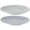 Stelton Jedálenský tanier EMMA 22 cm modrá kamenina 2 ks