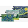LOQI taštička na zips vincent van gogh 3 ks
