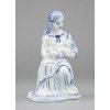 Cibulák soška Panna Mária 12 cm cibulový porcelán Royal Dux originálny cibulák Dubí