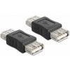 Delock USB Adapter, USB A čierny samica/samica (spojka)