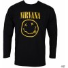 Tričko metal PLASTIC HEAD Nirvana Happy Face LOGO Čierna