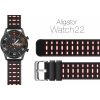 Aligator Watch 22 mm silikónový remienok Duálny červený 22AW0001