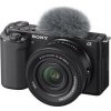 Digitálny fotoaparát Sony ZV-E10 + 16-50 mm f/3.5-5.6 II (ZVE10KB.CEC) čierny