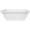 Plastkon Garden truhlík biely 50 cm