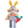Petit Collage Hrkálka ružový zajačik aktívny