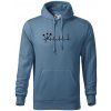 EKG šípky - Mikina pánska Cape s kapucňou - 5XL ( Denim )
