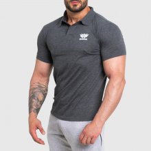 Iron Aesthetics pánske polo tričko Core charcoal sivé