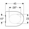 Geberit iCon - WC doska, SoftClose, biela 500.835.01.1