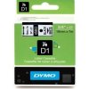 Dymo 45803, S0720830, 19mm x 7m, čierna tlač / biely podklad, originálna páska
