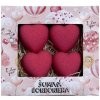 Bohemia Gifts & Cosmetics Šumivá bonboniéra 4×30 g – srdce (BC210464)