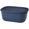 Mepal - Cirqula úložný box Multi Bowl & Bowls Rectangular - úložný box a dózy na potraviny s vekom - 3000 ml - Nordic Denim