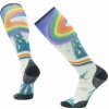Smartwool SKI ZERO CUSHION RAINBOW TRAILS PRNT OTC lagúna blue Veľkosť: M unisex ponožky