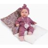 Realistické miminko holčička Toneta ve spacím pytli od firmy Antonio Juan ze Španělska (Baby Toneta palabritas con saco de borreguillo)