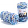 Yarn Art Macrame Cotton VR 921 modrá, hnědá, béžová