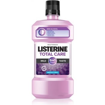 Listerine Total Care Zero ústna voda pre kompletnú ochranu zubov bez alkoholu príchuť Smooth Mint 500 ml