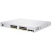 Cisco switch CBS250-24P-4G-UK (24xGbE, 4xSFP, 24xPoE+, 195W, fanless) - REFRESH CBS250-24P-4G-UK-RF