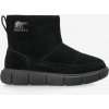 Dámske zimné topánky Sorel Explorer III Slip-On WP - black/sea salt