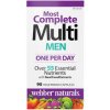 Webber Naturals Najkompletnejší multivitamín pre mužov 90 kapsúl