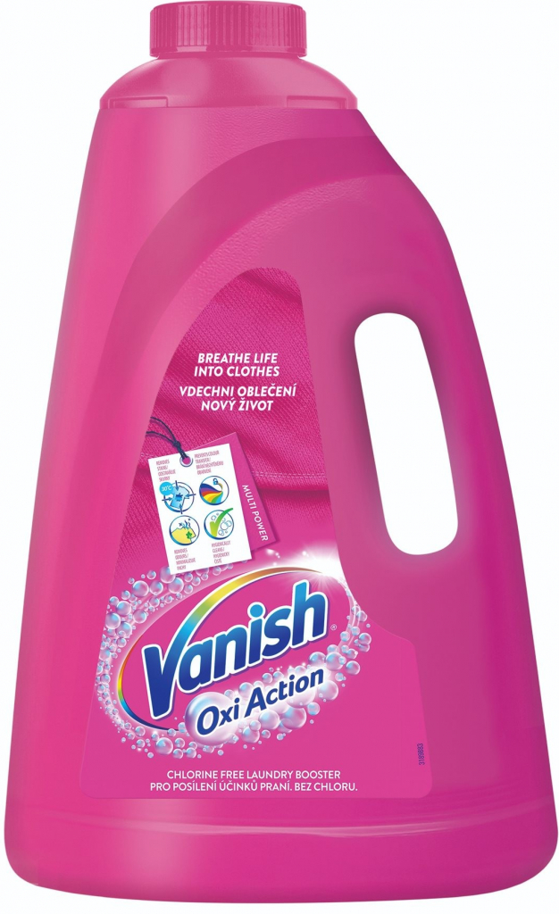 Vanish Oxi Action Liquid Pink na škvrny 3 l od 11,29 € - Heureka.sk