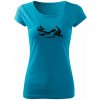 T-ričko BMW K1600GT half dámske tričko Farba trička: Tyrkysová, Veľkosť: S